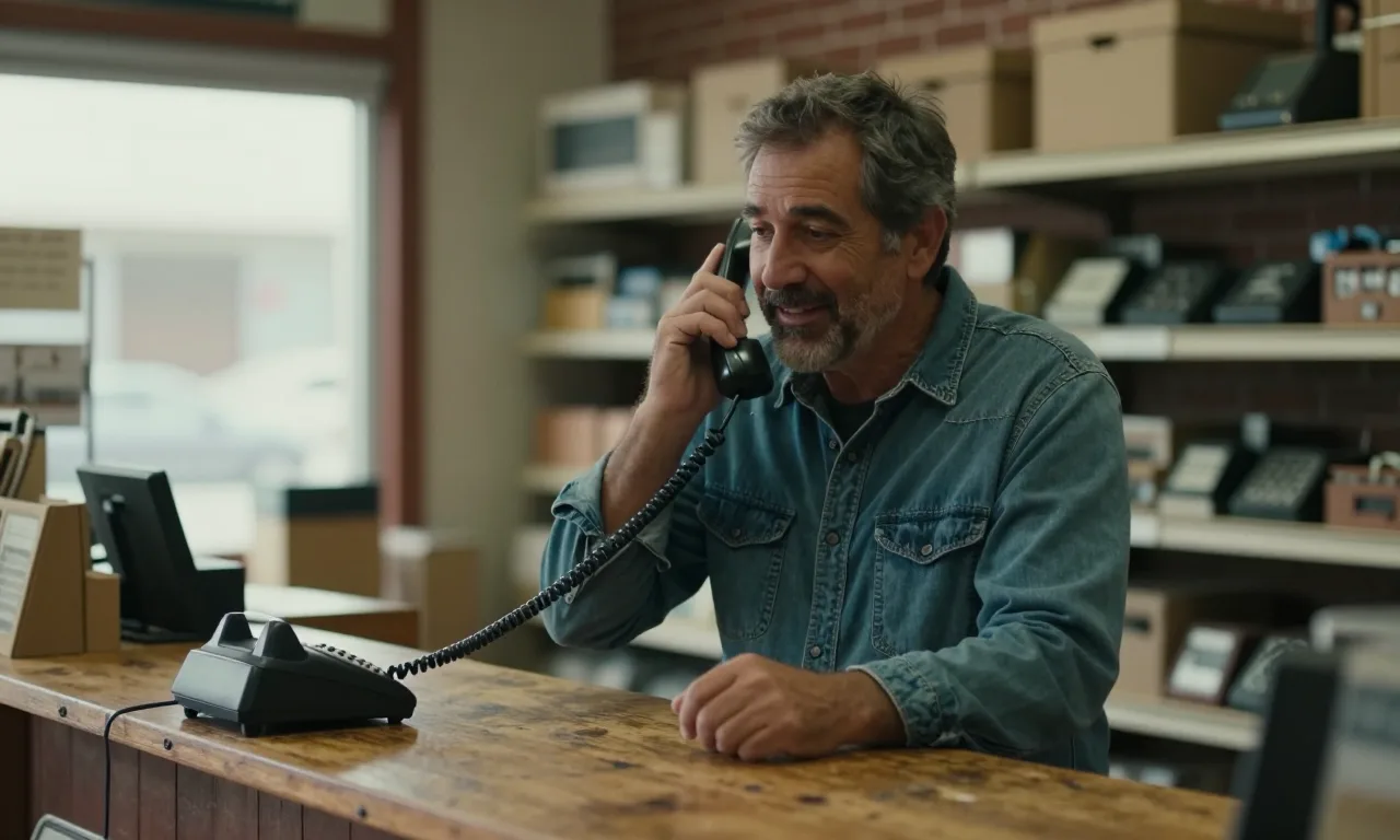 A small business owner ready to answer quickly when a new enquiry comes in